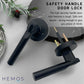 HEMOS 60-70MM TUBULAR LEVEL DOOR LOCK KUNCI TOMBOL PINTU RUMAH SILVER BLACK GREY HM-5210