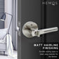 HEMOS 60-70MM TUBULAR LEVEL DOOR LOCK KUNCI TOMBOL PINTU RUMAH SILVER BLACK GREY HM-5210