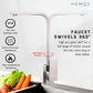 HEMOS KITCHEN FAUCET STAINLESS STEEL SUS 304 PILLAR SINK TAP KEPALA PAIP AIR DAPUR HM-18018-MS