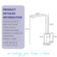 HEMOS KITCHEN FAUCET STAINLESS STEEL SUS 304 PILLAR SINK TAP KEPALA PAIP AIR DAPUR HM-18018-MS