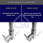 HEMOS PARTS 50MM ENLARGE SINK TAP BOTTOM EXTEND COVER ONLY HM-0010,0175