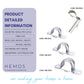HEMOS PARTS STAINLESS STEEL HIGH QUALITY 20MM-30MM SADDLE PIPE U CABLE CLIP FOR PVC PIPE HM-0056