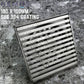 HEMOS BATHROOM FITTING SUS 304 BLACK 4 INCH HM-112 6 INCH INDOOR OUTDOOR FLOOR TRAP GRATING HM-111