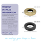 HEMOS PARTS 50MM ENLARGE SINK TAP BOTTOM EXTEND COVER ONLY HM-0010,0175