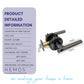 HEMOS 60-70MM TUBULAR LEVEL DOOR LOCK KUNCI TOMBOL PINTU RUMAH SILVER BLACK GREY HM-5210