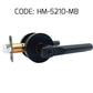 HEMOS 60-70MM TUBULAR LEVEL DOOR LOCK KUNCI TOMBOL PINTU RUMAH SILVER BLACK GREY HM-5210