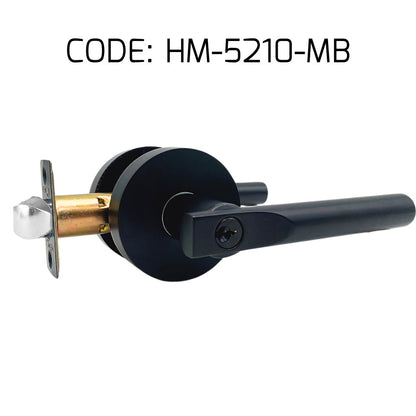 HEMOS 60-70MM TUBULAR LEVEL DOOR LOCK KUNCI TOMBOL PINTU RUMAH SILVER BLACK GREY HM-5210