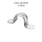HEMOS PARTS STAINLESS STEEL HIGH QUALITY 20MM-30MM SADDLE PIPE U CABLE CLIP FOR PVC PIPE HM-0056