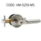 HEMOS 60-70MM TUBULAR LEVEL DOOR LOCK KUNCI TOMBOL PINTU RUMAH SILVER BLACK GREY HM-5210
