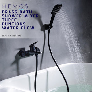 HEMOS BATHROOM FAUCET HANDHELD SHOWER 3 FUNCTIONS MIXER BATH SHOWER WITH TAP KEPALA PAIP BILIK MANDI HM-13006-MB,MG