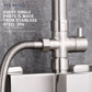 HEMOS BATHROOM FAUCET PARTS 3 WAY SHOWER HEAD WATER FLOW CONTROL DIVERTER VALVE (M+M+F) HM-0043