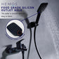 HEMOS BATHROOM FAUCET HANDHELD SHOWER 3 FUNCTIONS MIXER BATH SHOWER WITH TAP KEPALA PAIP BILIK MANDI HM-13006-MB,MG