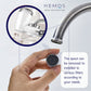 HEMOS KITCHEN FAUCET SUS304 TWO SPOUT SILVER,GOLD,GREY TWIN PILLAR SINK TAP KEPALA PAIP HM-3208,3209