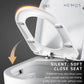HEMOS HEAVY DUTY D SHAPE PP/UF SOFT CLOSING SEAT COVER ADJUSTABLE HINGES PENUTUP TANDAS DUDUK