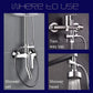 HEMOS BATHROOM FAUCET PARTS 3 WAY SHOWER HEAD WATER FLOW CONTROL DIVERTER VALVE (M+M+F) HM-0043