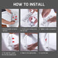 HEMOS HEAVY DUTY D SHAPE PP/UF SOFT CLOSING SEAT COVER ADJUSTABLE HINGES PENUTUP TANDAS DUDUK