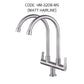 HEMOS KITCHEN FAUCET SUS304 TWO SPOUT SILVER,GOLD,GREY TWIN PILLAR SINK TAP KEPALA PAIP HM-3208,3209