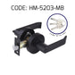 HEMOS 60-70MM TUBULAR LEVEL HANDLE DOOR LOCK KUNCI TOMBOL PINTU RUMAH SILVER BLACK HM-5203,5208