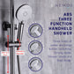 HEMOS BATHROOM FAUCET 3 MODE BRASS MIXER RAIN SHOWER SETS SET MANDIAN HM-13009-MB, MG