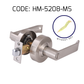 HEMOS 60-70MM TUBULAR LEVEL HANDLE DOOR LOCK KUNCI TOMBOL PINTU RUMAH SILVER BLACK HM-5203,5208