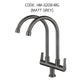 HEMOS KITCHEN FAUCET SUS304 TWO SPOUT SILVER,GOLD,GREY TWIN PILLAR SINK TAP KEPALA PAIP HM-3208,3209