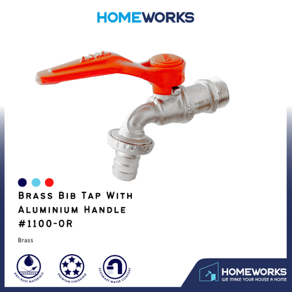 ANA 1/2" ALUMINIUM HANDLE LEVER BIBCOCK 1100-OR