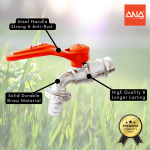 ANA 1/2" ALUMINIUM HANDLE LEVER BIBCOCK 1100-OR