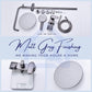 HEMOS BATHROOM FAUCET 3 MODE BRASS MIXER RAIN SHOWER SETS SET MANDIAN HM-13009-MB, MG