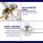 HEMOS 60-70MM TUBULAR LEVEL DOOR LOCK KUNCI TOMBOL PINTU RUMAH SILVER BLACK HM-5204