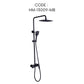 HEMOS BATHROOM FAUCET 3 MODE BRASS MIXER RAIN SHOWER SETS SET MANDIAN HM-13009-MB, MG