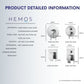 HEMOS BATHROOM FAUCET SUS 304 STAINLESS STEEL MIXER SINGLE MODE CONCEALED BATH SHOWER ROUND SQUARE