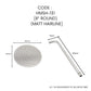 HEMOS BATHROOM 4'' 6'' 8'' 12'' SUS 304 ULTRA THIN RAINFALL SHOWER HEAD C/W ARM (ROUND/ SQUARE)