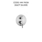 HEMOS BATHROOM FAUCET SUS 304 STAINLESS STEEL MIXER SINGLE MODE CONCEALED BATH SHOWER ROUND SQUARE