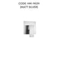 HEMOS BATHROOM FAUCET SUS 304 STAINLESS STEEL MIXER SINGLE MODE CONCEALED BATH SHOWER ROUND SQUARE