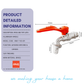 ANA 1/2" ALUMINIUM HANDLE LEVER BIBCOCK 1100-OR