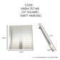 HEMOS BATHROOM 4'' 6'' 8'' 12'' SUS 304 ULTRA THIN RAINFALL SHOWER HEAD C/W ARM (ROUND/ SQUARE)