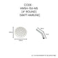 HEMOS BATHROOM 4'' 6'' 8'' 12'' SUS 304 ULTRA THIN RAINFALL SHOWER HEAD C/W ARM (ROUND/ SQUARE)