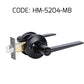 HEMOS 60-70MM TUBULAR LEVEL DOOR LOCK KUNCI TOMBOL PINTU RUMAH SILVER BLACK HM-5204
