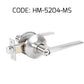 HEMOS 60-70MM TUBULAR LEVEL DOOR LOCK KUNCI TOMBOL PINTU RUMAH SILVER BLACK HM-5204