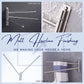 HEMOS BATHROOM FITTING SUS 304 TOWEL HOLDER HANGER 2 & 3 BARS TUALA HM-89801,89811-MS (MATT SILVER)