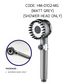 HEMOS BATHROOM ABS+304 STAINLESS STEEL 150CM SHOWER TUBE AND HAND SHOWER HAND SHOWER HMSH-1310,1320,1330