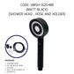 HEMOS BATHROOM ABS+304 STAINLESS STEEL 150CM SHOWER TUBE AND HAND SHOWER HAND SHOWER HMSH-1310,1320,1330