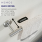 HEMOS SUS 304 STAINLESS STEEL TOWEL HOLDER WALL MOUNTED PAPER HOLDER HMBF-83827