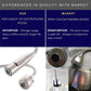 HEMOS KITCHEN FAUCET FLEXIBLE SUS 304 STAINLESS STEEL HOSE PILLAR WALL SINK TAP