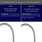 HEMOS KITCHEN FAUCET FLEXIBLE SUS 304 STAINLESS STEEL HOSE PILLAR WALL SINK TAP