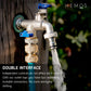 HEMOS BATHROOM FAUCET 1/2'' BRASS C/P 2 WAY BIB TAP VALVE UNION TAP PAIP AIR MESIN BASUH HM-412