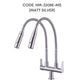 HEMOS KITCHEN FAUCET FLEXIBLE SUS 304 STAINLESS STEEL HOSE PILLAR WALL SINK TAP
