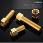 HEMOS BRASS PIPE FITTING EXTENSION ADAPTOR MALE FEMALE 1/2X2INCH,1/2X3INCH,1/2X4INCH