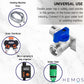 HEMOS BATHROOM FAUCET 1/2'' BRASS C/P 2 WAY BIB TAP VALVE UNION TAP PAIP AIR MESIN BASUH HM-412