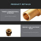 HEMOS BRASS PIPE FITTING EXTENSION ADAPTOR MALE FEMALE 1/2X2INCH,1/2X3INCH,1/2X4INCH